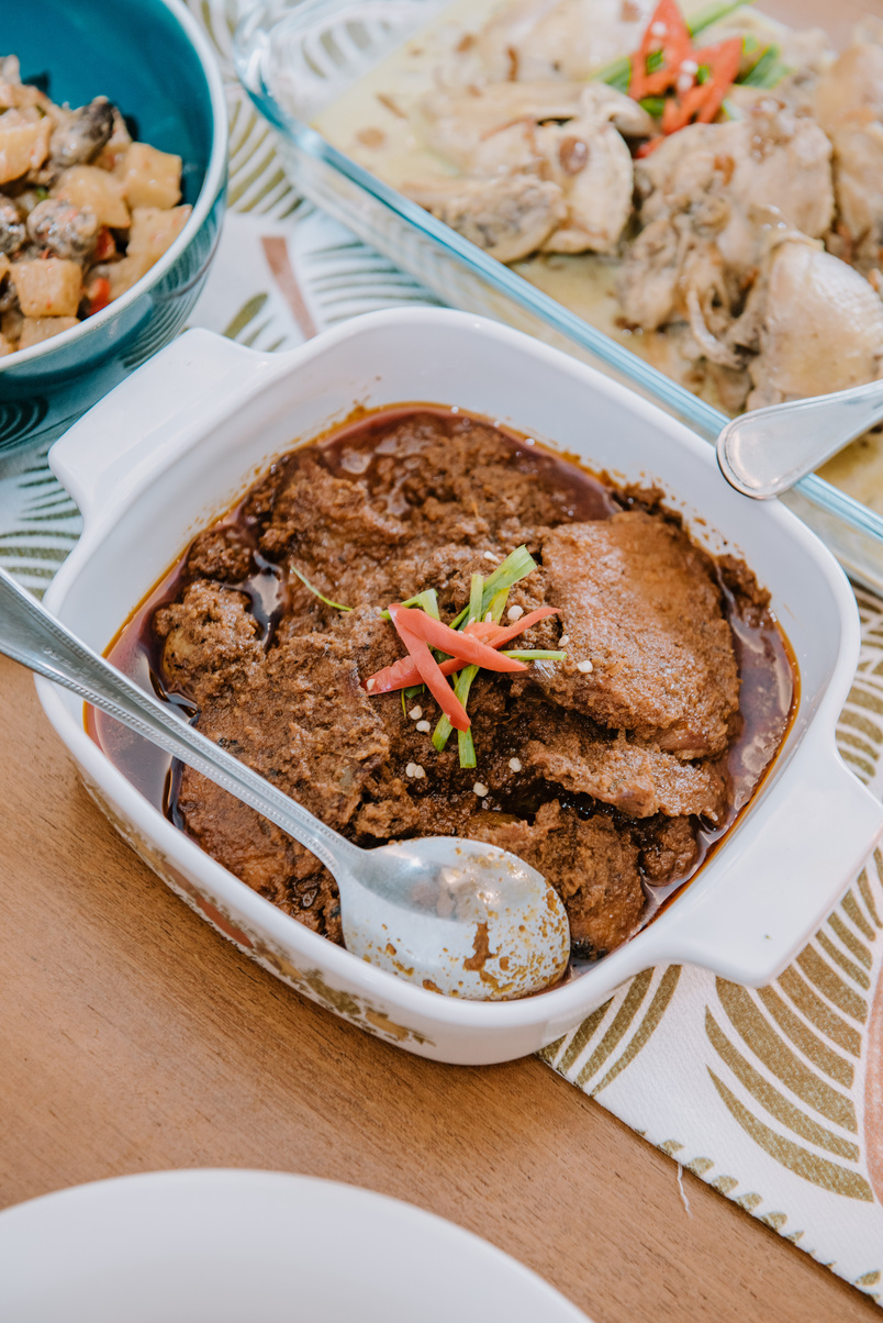 Beef Curry in White Casserole